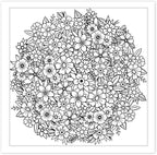 CHGCRAFT Flower Pile Polymer Clay Texture Sheets Flowers Silicone Texture Stamp Clay Texture Mat Modeling Pattern Pad Texture Sheets for Jewelry and Clay Earrings Tools, 5.5x5.5 inch