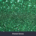 High Capacity 260g Shaker Bottle Package Metalic Fine Glitter,ANGXILIN for Tumbler Jewelry Making,Epoxy Resin DIY Craft,Face Body Nail Art Fine Glitter (Forest Green)