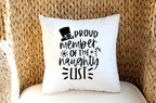 JAJADO Silk Screen Christmas Quotes Reusable Self-Adhesive Stencil - Proud Member of The Naughty List - DIY Christmas Shirt, Wood Sign, Winter Holiday Xmas Gifts Idea