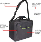 USA Gear XL Trading TCG MTG Deck Box Bag Travel Case - Large MTG Card Storage Bag with Padded Shoulder Strap, Customizable Interior, Weather Resistant - Fits Deck Boxes & Sleeved Cards - Green