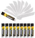 DOWELL 18mm Snap Off Blade SK5 Utility Knife Retractable Blades Box Cutter Blades (100pc)
