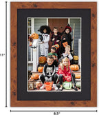 Poster Palooza 8.5x11 Mat Bevel Cut for 7x9 Photos - Acid Free Black Precut Matboard - For Pictures, Photos, Framing - 4-ply Thickness
