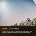 Timeless Archival Print Varnish - 1 Gallon, Satin Finish, Premium Canvas Coating, Water Based UV Protection, 100+ Years Certified Archival