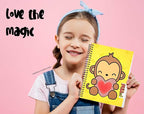 Animation Notebooks | Cute Spiral Notebooks | A5 Size 6.5in x 8.75in | 160 pages | 80 Sheets Smooth, durable, and bleed-resistant 90lb lined inner pages | Interactive cover that brings your imagination to life | Creative Companion for journaling, notes...