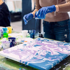 U.S. Art Supply Professional Gloss Pouring Medium 16oz (Pint) - Improves Paint Flow & Cell Effects Creator, Viscosity Adjuster for Art Acrylic Painting