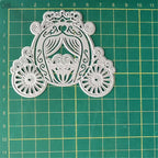 Cutting Dies Metal Stencils Scrapbooking Tools DIY Embossing Template for Paper Card Making Album Arts Crafts Supplies (Fairy carriage-8x6.8cm)