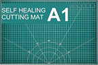 Prime Vinyl Cutting Mat, 23" x 35" Large Self Healing Sewing Mat, 5-Ply Heavy Cut Board, Rotary Cutting Mat for Crafts, Sewing Supplies and Quilting Tools