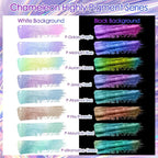 Ceya Highly Chameleon Mica Powder, 1.8oz/ 50g Abysmal Sea Chrome Powder, Cosmetic Grade Pearlescent Effect Color Shift Pigment for Epoxy Resin, Makeup, Nail Polish, Soap Dye, Candle Making, Slime