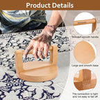 Windspeed Upgrade Wood Baren for Printmaking, 5.5 in Thicker Block Printing Baren Tools Printing Wood Block for Linocut Scrapbooking Crafting Embossing Tool with Wiping Cloth