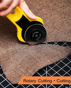 Density-upgraded 18"x12" Self Healing Cutting Mat, Idemeet Rotary Sewing Mat for Crafts, 5-Ply Blade Table Protector Cut Board for Fabric Leather Cutting Quilting Modeling Hobby Project, A3, Black