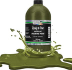 POURING MASTERS Olive Green Acrylic Ready to Pour Pouring Paint - Premium 32-Ounce Pre-Mixed Water-Based - for Canvas, Wood, Paper, Crafts, Tile, Rocks and More