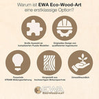 EWA Home Décor – Lion Medium 100 Pieces – Wooden Jigsaw Puzzle for Adults – Perfect for Artistic Home Decoration and Mindful Relaxation