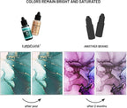 Alcohol Ink Set - 34 Color Variations - Set #18-4 Alcohol Inks x 0.51 fl oz (15 ml)