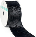 Black Velvet Ribbon 2.5 Inch x 10 Yards for Christmas Tree Topper Home Decoration Wreath Gift Wrapping DIY Craft