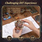 3D Wood Puzzle Book Nook Kit, Fantasy Store Bookshelf Insert with LED Lights, DIY Magical Miniature Bookend Décor for Display, Unique Craft Gift for Adults and Teens (Fantasy Store)