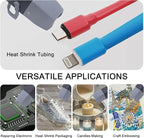 mofa Mini Variable Temp Heat Gun 350W 250℉~850℉(150℃- 450℃) Fast Heating,LCD Digital Display Hot Air Gun Tools with Reflector Nozzle&Tripod Overload Protection for Crafting,Embossing,Drying (Black)