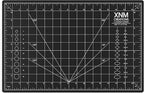 XNM Premium Self Healing Cutting Mat - 12 Inches by 18 inches - A3, 3 Layer Quality PVC Construction - Dual Sided, Imperial and Metric Grid Lines - Perfect for Cutting, Sewing, and Crafts
