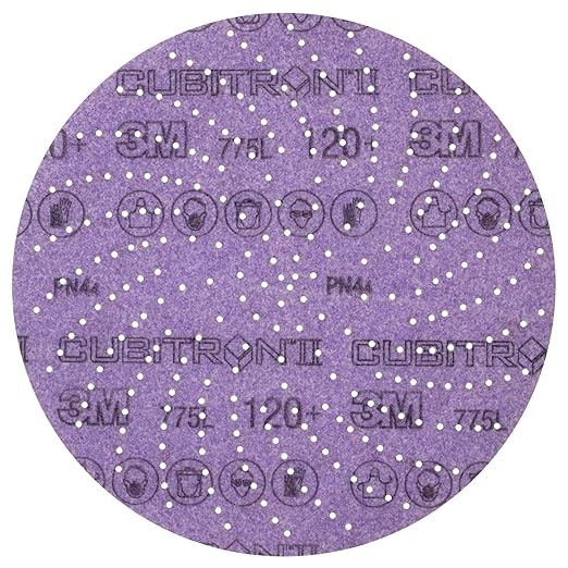 3M Xtract Cubitron II Hookit Clean Sanding Film Disc 775L, 5 in, 15 Piece Multi-Pack Hook and Loop Sanding Discs, 240+ 320+ 400+, Paint Preparation and Removal, General Sanding, Refining, Blending