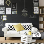 Chalkboard Paint 25.36 fl oz - Black – Chalkboard Paint for Wall, Wood, Metal, and Glass. Black Chalk Paint, Erasable, and Easy to Apply
