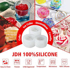 3 PCS Rose Silicone Molds Soap 3D Flower Mold Candle Mold Clay Resin Molds for DIY Handmade Soaps, Candle Gifts, Resin Crafts, Ice Cubes, Chocolate and Home Decorations