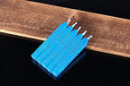 Yoption 5 Pcs Totem Fire Manuscript Sealing Sticks with Wicks Multi-Color Cord Wick Sealing Wax for Postage Letter Retro Vintage Wax Seal Stamp (Royal Blue)