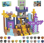 Magnetic Blocks, Magnetic Tiles Building Blocks, Magnet Cubes STEM Sensory Game Toys Christmas Birthday Gifts for Kids Boys Girls Age 3+ (Sword)