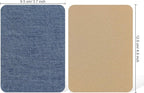 Tatuo 30 Pieces Iron on Patches for Clothing Repair Fabric Patches Iron on for Denim Jean Repair Decorating Kit Canvas Fabric for Puffer Down Jacket(Classic Colors)