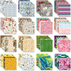 Mifuner 10 Pack/Sets Origami Paper Kit Double Sided 6 Inch Japanese Chiyo Square Easy Fold Arts Crafts Beginner DIY Handwork Origami Papers