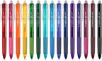 Vanstek 15 Colors Retractable Erasable Gel Pens Clicker, Fine Point(0.7), Make Mistakes Disappear, Premium Comfort Grip for Drawing Writing Planner and School Supplies
