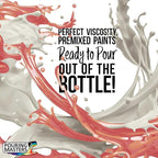 Pouring Masters Peachy Gold/Pink Iridescent Special Effects Acrylic Pouring Paint - Premium 8-Ounce Pre-Mixed Fluid Acrylic Paint - Fluid Art Supplies for Canvas, Wood, Paper, Tile & Rocks