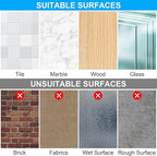 ToLanbbt Double Sided Foam Tape 0.39In x 20FT, Mounting Tape Heavy Duty, Strong Adhesive Weatherproof Seal Strips for DIY Craft Picture Poster, Car & Gap Filling Mountings, Home Office Decor (White)