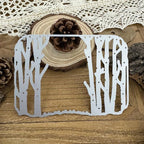 Lapoo Flowers Metal Cutting Die for Scrapbooking - Durable, Cut Stencils for DIY Scrapbook Photo Album Decorative Paper Card, Card Making Supplies, Embossing (Winter Tree Trunk 4.7 x 3.3 in)