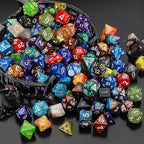 QMay DND Dice Set - 20x7 (140 Pieces) Polyhedral Dice, 20 Colors D&D Dice for Dungeons and Dragons Tabletop Role-Playing Games with 1 Drawstring Bag