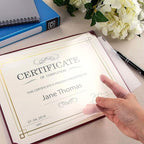 Juvale 100 Pack Clear Presentation Covers for Binding, Letter Size 10 Mil Plastic Sheets for Reports, Presentations, Awards, Books (8.5 x 11 in)