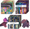Origami 6x6 Paper Kit 150 Sheets 150 Vivid Colors Double Sided Same Printed Traditional Patterns Square for Arts Crafts Projects Japan Traditional Chiyo.Marble