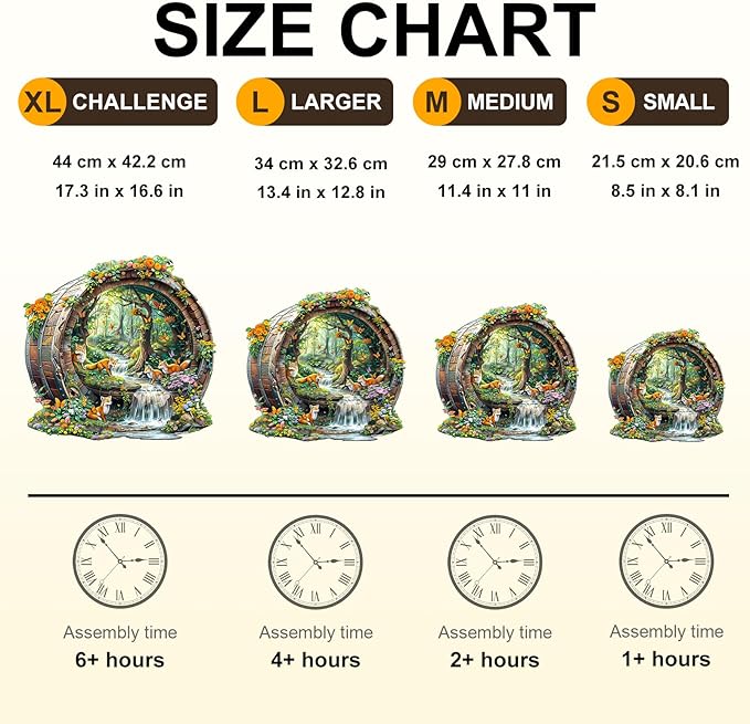 Wooden Puzzles for Adults, Fox Wooden Jigsaw Puzzle for Adults, 190 Piece Unique Animal Shape Wood Puzzles Adult, Birthday Party Gifts for Friends & Family Leisure Time Game Home Decor (M-11.4*11in)
