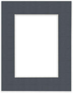 Craig Frames B573 Pre-cut Mat Board for 16x22 Print, 20x26, Graphite Black