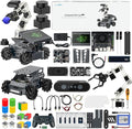Yahboom ROS2 Robot Kit with Jetson Orin Nano 8GB Super Large AI Model with 6DOF Robotic Arm, 7-inch HD Display,AI Voice Interaction Module Provides AI Vision App Control