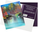 Centurion All-Media Primed Linen Panels - 4x4 3 Pack - 11oz Universal Primed Canvas Boards for Painting, Mounted on MDF Wood, Non-Warping, Ideal for Artists, Professionals, and Painters