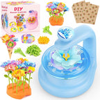 cosone Arts and Crafts Kits for Kids Age 3-12, Fabric Flower Bouquets Toys, DIY Craft Kits Toys for Kids, Ideal Gifts for Preschool Girls, Educational Handmade Frozen Toy for Girls Ages 3 4 5 6 7 8 9