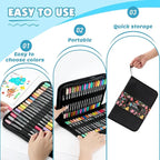FUMILE 36 Colors Acrylic Paint Markers Dual Tip(Fine and Brush Tip), Acrylic Paint Pens paint Marker for Wood, Rock, Plastic, Glass, Ceramic, Canvas.Acrylic Markers Set for DIY Crafts and Art.