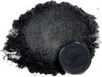 Eye Candy Premium Mica Powder Pigment “Ninja Black” (25g) Multipurpose DIY Arts and Crafts Additive | Woodworking, Epoxy, Resin, Bath Bombs, Paint, Soap, Nail Polish, Lip Balm (Ninja Black, 25G)