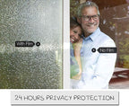 HIDBEA 3D Window Privacy Film - Rainbow Decorative Clings, Heat Control Decals, Vinyl Glass Tint, 35.4 x 98.4 Inches, Mosaic Patterns