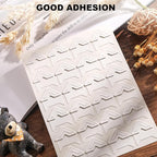 White Photo Corners Self-Adhesive, 120 Pcs Acid Free Photo Corners for Scrapbooking, Photo Picture Mounting Corners for Photo Album, DIY Scrapbook Stickers, Memory Books, Diary, by CHIALLCO