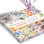 Origami Paper Kit 100 Sheets 6 Inch Square Double Sided Color 20 Vivid Colors for Hand Crafts Origami Paper Arts Creativity.Luxuriant Flowers