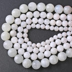 6mm 60pcs Natural Moonstone Stone Beads for Jewelry Making Energy Healing Power Stone Beads DIY Bracelet Necklace Accessories 15"