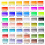 Watercolor Pens Set, 48-Color Dual Tip Paint Markers, Water-Based Coloring Markers with 1 Aquapen, 2 Colorless Blenders, 1 Black Marker, and 12-Page Pad, Paint Supply for Artists & Beginners