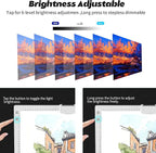 Wireless Rechargeable A3 Light Pad with Carry Bag,Diamond Art Light Board 2500mAh Battery,3 Color Temperatures and Stepless Dimming,Light Box for Tracing,Diamond Painting,Weeding Vinyl