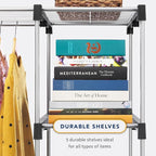 Whitmor Modern Industrial Wardrobe