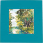 11x14 Mat for 8.5x11 Photo - Precut Teal Blue Picture Matboard for Frames Measuring 11 x 14 Inches - Bevel Cut Matte to Display Art Measuring 8.5 x 11 Inches - Acid Free Pack of TEN MATS